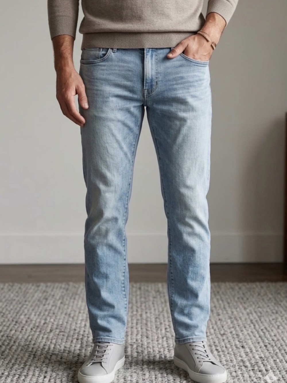 Joe's Jeans Slim Straight Light Blue Jeans